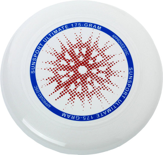 Sunsport Ultimate Frisbee 175 g Frisbee, Valkoinen