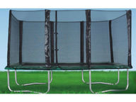 Jätti-iso trampoliini + turvaverkko (3 x 5 m)