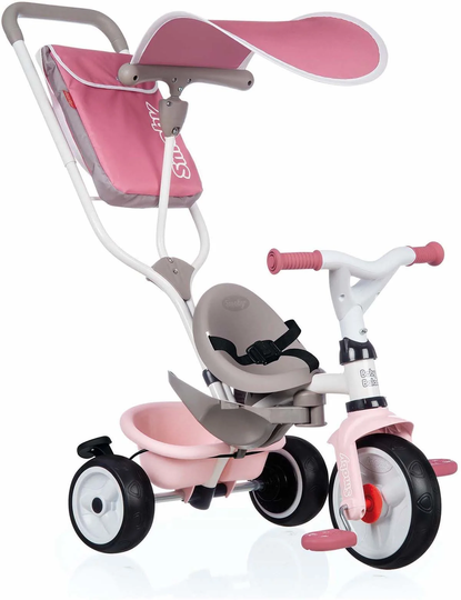 Smoby Baby Balade Kolmipyörä, Vaaleanpunainen