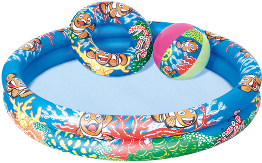 Bestway Lasten Uima-allas + Vesilelut 120