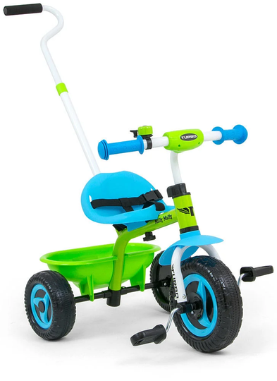 Milly Mally Turbo Kolmipyörä, Vihreä/Sininen