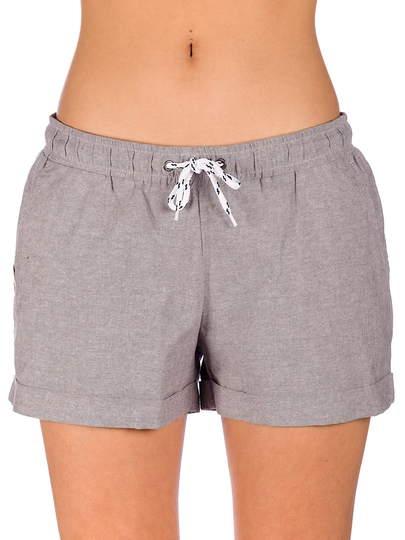 Iriedaily Chambray Girl Shorts harmaa