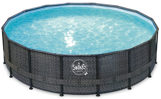 Swing Pools Elite Wicker Frame Uima-allas 488