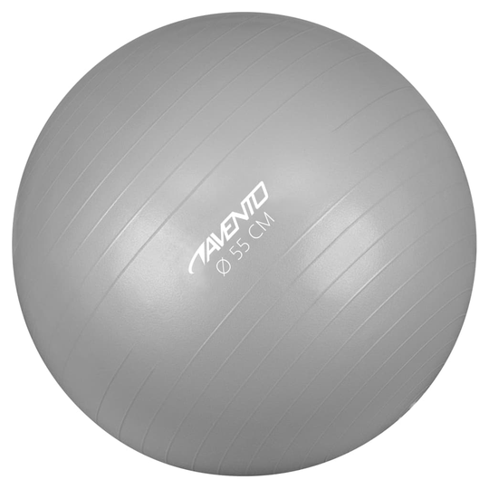 Avento Fitness/jumppapallo halkaisija 55 cm hopea