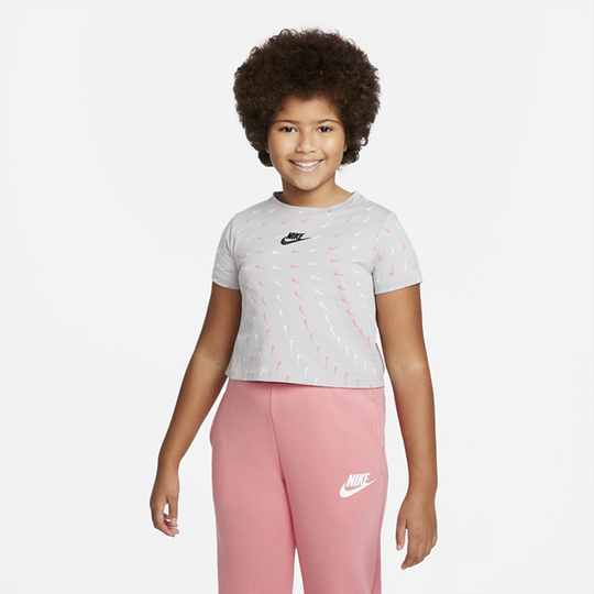 Nike Sportswear Older Kids' (Girls') T-Shirt - Grey