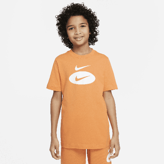 Nike Sportswear Older Kids' (Boys') T-Shirt - Orange