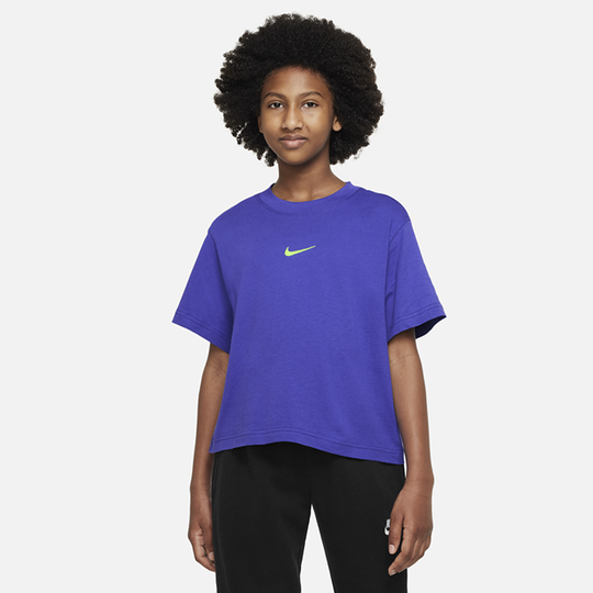Nike Sportswear Older Kids' (Girls') T-Shirt - Blue