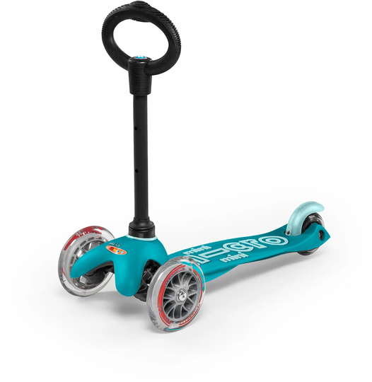 Micro Mini 3 in 1 Deluxe Kolmipyöräinen Potkulauta, Turkoosi