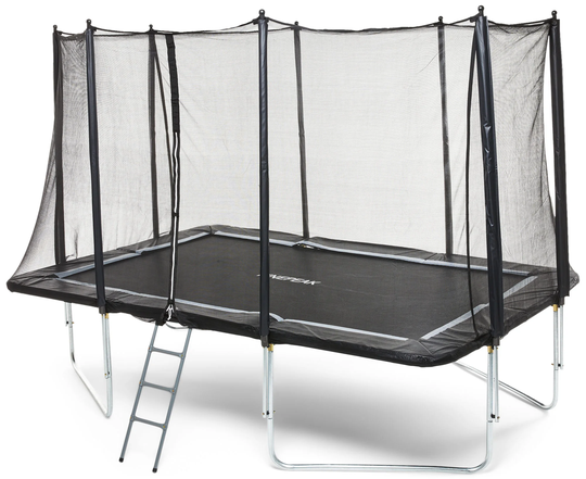 Pinepeak Suorakulmainen Trampoliini + Turvaverkko 240x366 cm