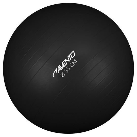 Avento Fitness/jumppapallo halkaisija 55 cm musta