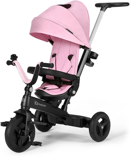 Kinderkraft Twipper Kolmipyörä, Vaaleanpunainen