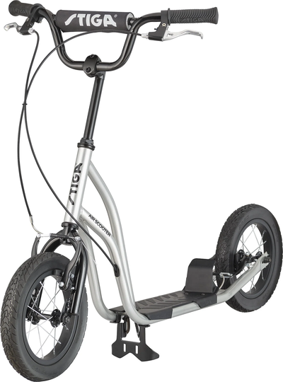 STIGA Air Scooter Potkulauta, Hopea/Musta