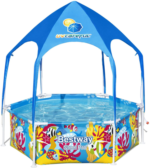 Bestway Steel Pro Lasten Uima-Allas Splash-in-Shade Play