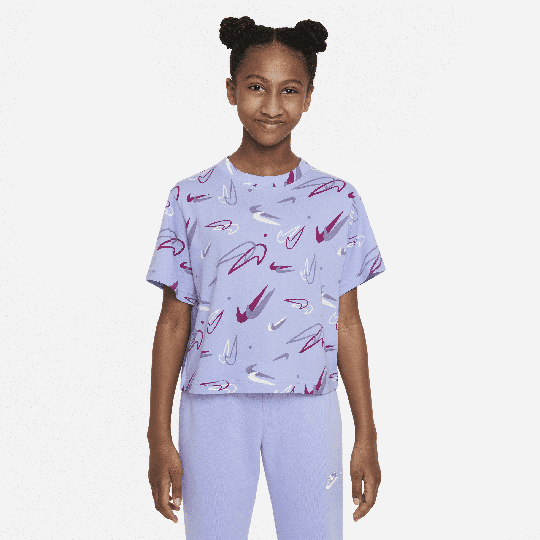 Nike Sportswear Older Kids' (Girls') T-Shirt - Purple
