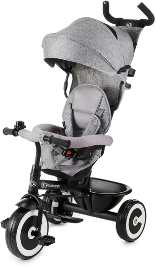 Kinderkraft Kolmipyörä ASTON, Harmaa