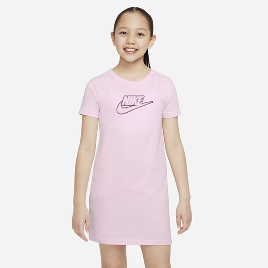 Nike Sportswear Older Kids' (Girls') T-Shirt Dress - Pink