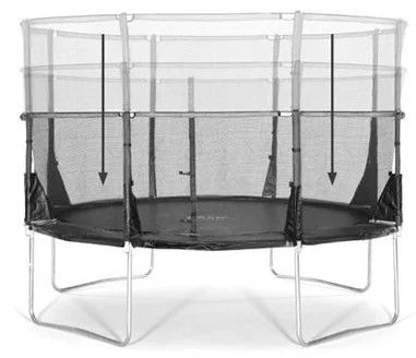 Plum 12ft Space Zone II Telescopic Trampoliini + Turvaverkko 366 cm