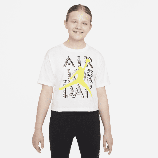 Jordan Older Kids' (Girls') T-Shirt - White