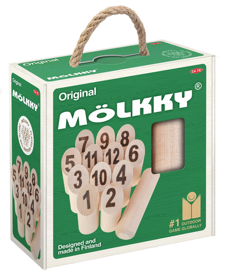 Tactic Mölkky Peli Puulaatikossa