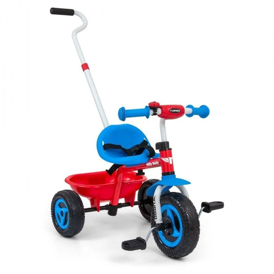 Milly Mally Kolmipyöräinen Turbo, Cool Punainen