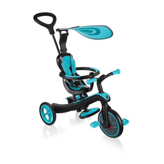 Globber Explorer 4-in-1 Potkupyörä, Sinivihreä