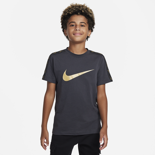 Nike Sportswear Repeat Older Kids' (Boys') T-Shirt - Grey