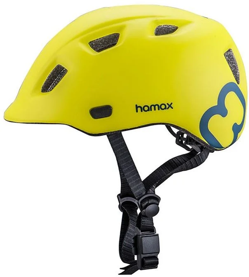 Hamax Thundercap Pyöräilykypärä, Keltainen/Sininen 47-51