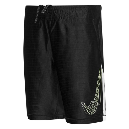 Nike Shortsit Dri-FIT Graphic - Musta/Valkoinen Lapset