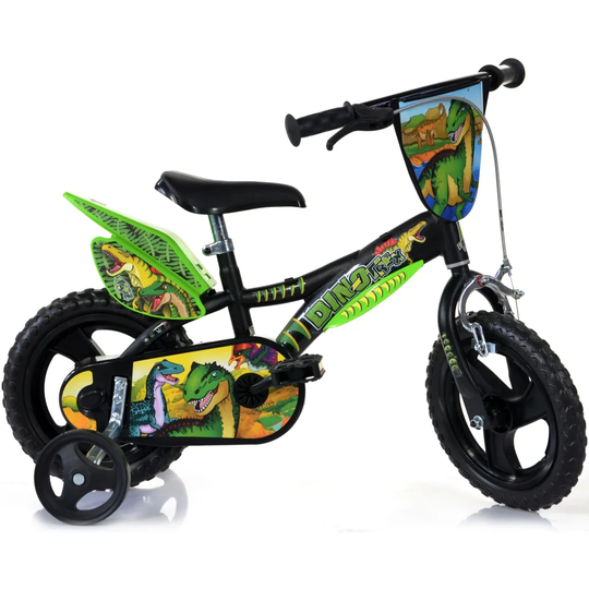 Dino Bikes Lasten polkupyörä Dinosaur vihreä 12"
