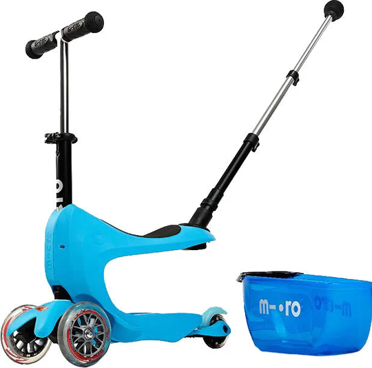 Micro Mini 3in1 Potkulauta, Sininen