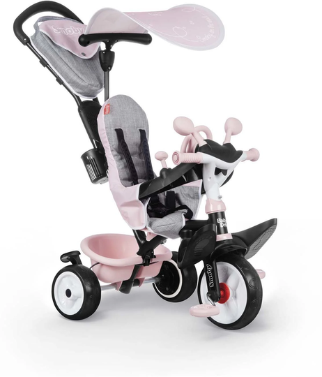 Smoby Baby Driver Plus Kolmipyörä, Pinkki
