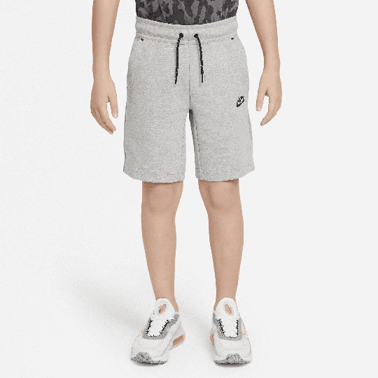 Nike Sportswear Tech Fleece Older Kids' (Boys') Shorts - Grey